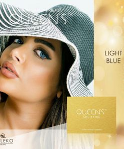 خرید لنز رنگی سالانه سولکو رنگ لایت بلو