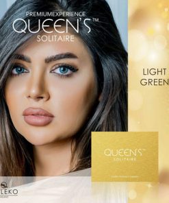 خرید لنز رنگی سالانه سولکو رنگ لایت گرین