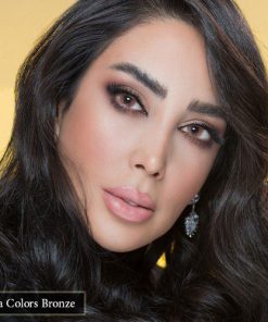 خرید لنز رنگی استلا رنگ برنز