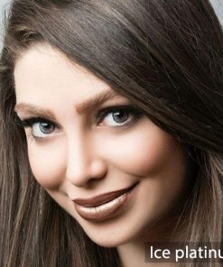 خرید لنز رنگی آیس کالر رنگ پلاتینیوم
