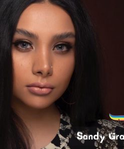 خرید لنز رنگی رینبو آیس رنگ سندی گری