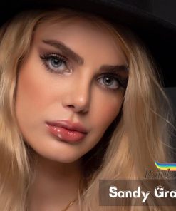 خرید لنز رنگی رینبو آیس رنگ ساندی گری