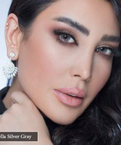 خرید لنز رنگی استلا رنگ سیلور گری