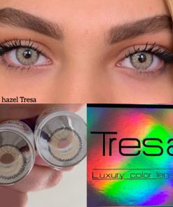 ترسا لاکچری لنا هازل عسلی-طلایی-دورخط-دار