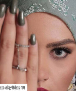 خرید لنز رنگی آرین اسکای بلو تن1