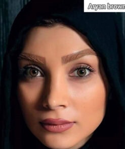 خرید لنز رنگی آرین براون تن2