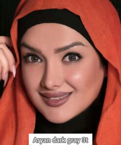 خرید لنز رنگی آرین دارک گری تن3
