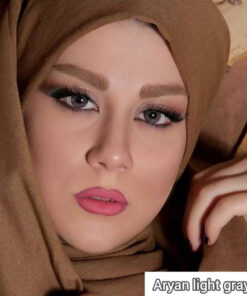 خرید لنز رنگی آرین لایت گری تن2