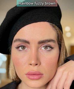 خرید لنز رنگی رینبو فوزی براون