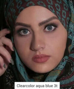 خرید لنز رنگی کلیر کالر آکوا بلو تن3