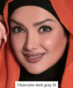 خرید لنز رنگی کلیر کالر دارک گری تن3