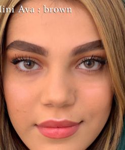 خرید لنز رنگی مینی آوا رنگ براون