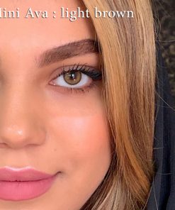 خرید لنز رنگی مینی آوا رنگ لایت براون