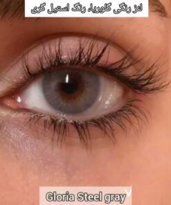خرید لنز رنگی گلوریا استیل گری