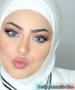 خرید لنز رنگی دسیو رمانتیک بلو