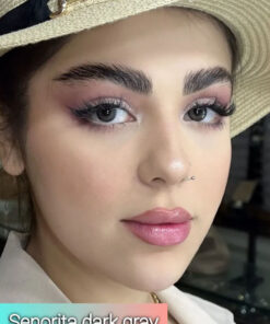 خرید لنز چشم رنگی دارک گری سنیوریتا