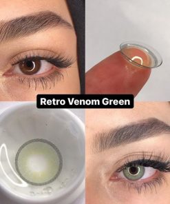 Elamor retro venom green lens