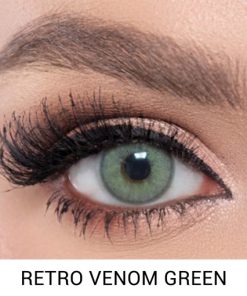 Elamore retro venom green lens