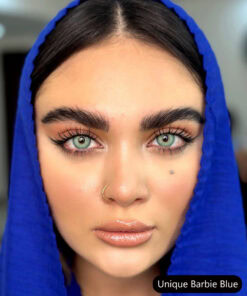 خرید لنز برند یونیک سالانه باربی بلو