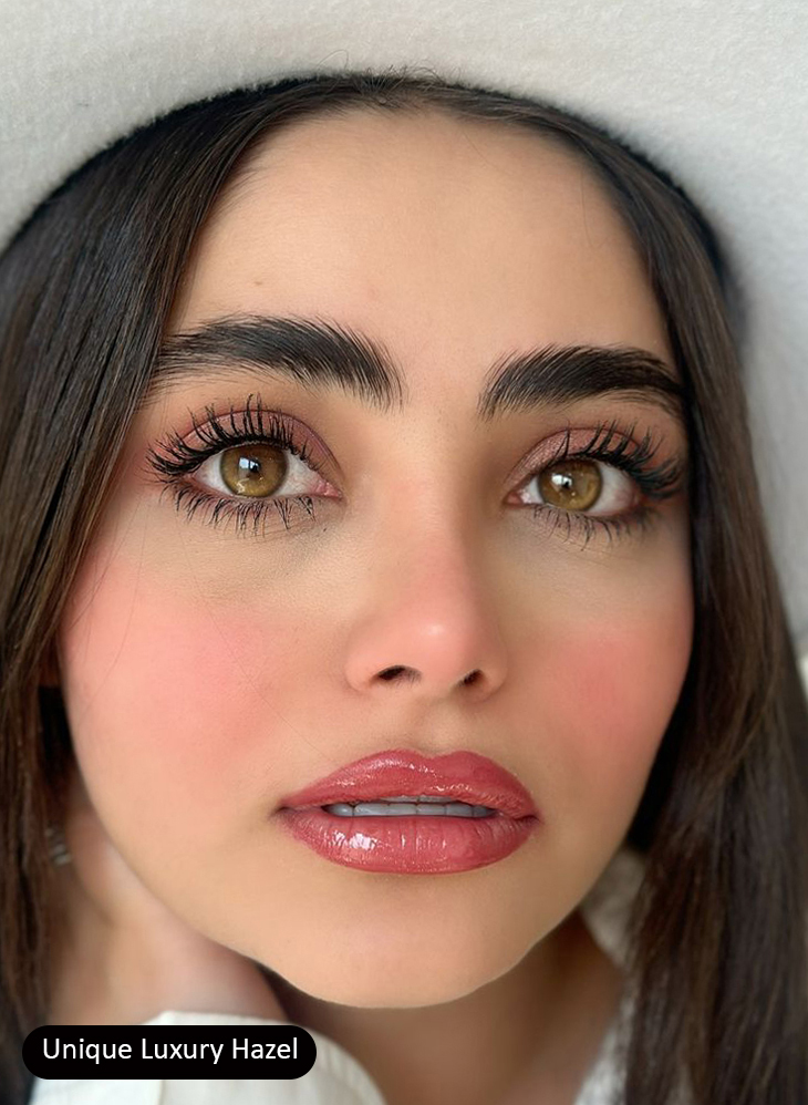 تست لنز رنگی سالانه یونیک لاکچری هیزل