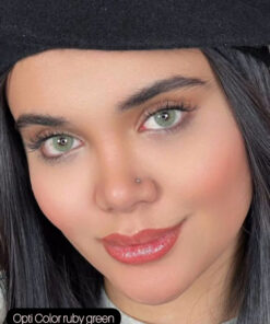 تست لنز رنگی اپتی کالر روبی گرین