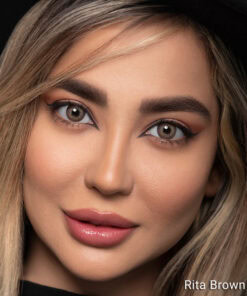 تست لنز رنگی اپتی کالر ریتا براون