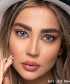 تست لنز رنگی اپتی کالر ریتا دارک بلو