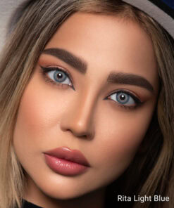 تست لنز رنگی اپتی کالر ریتا لایت بلو